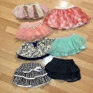 BABY 6-12 MONTH - TUTU/SKIRT LOT - MULTI-COLOR